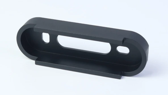 Bagian Aluminium CNC Anodisasi Keras Hitam
